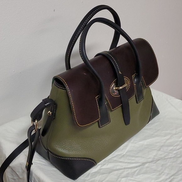 Dooney & Bourke tri-color Eliza Satchel - Picture 9 of 15